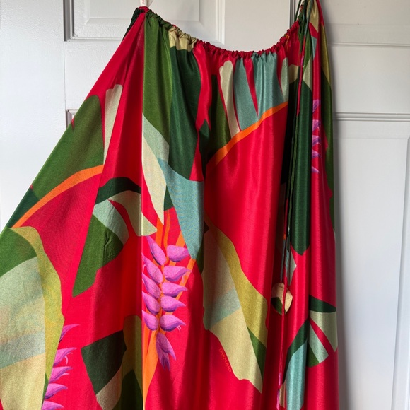 🥭Farm Rio Red Heliconia Maxi Dress - Picture 12 of 12